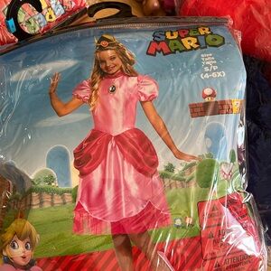 Princess peach girl costume